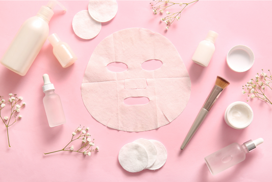 pink k-beauty makeup korean products