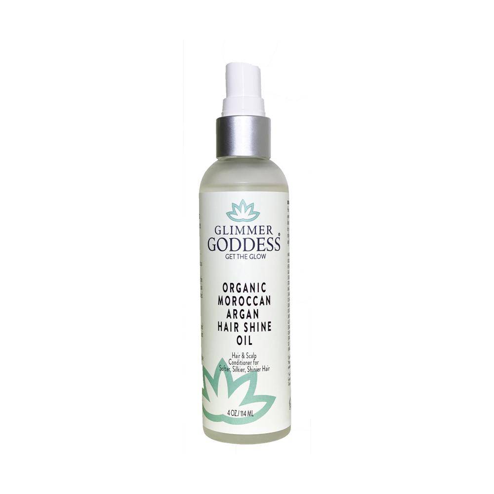 🌿 Organic Moroccan Argan Oil Hair Shine Spray | Cruelty-Free