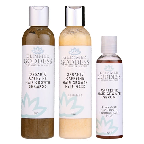 🌿 Organic Caffeine Hair Growth Trio | Cruelty-Free